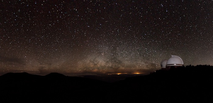 PS1 and PS2 at night